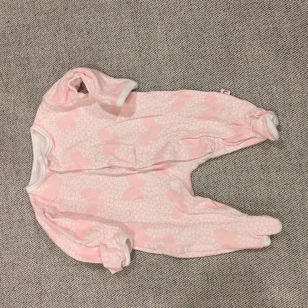 Magnetic pajamas, pink, newborn